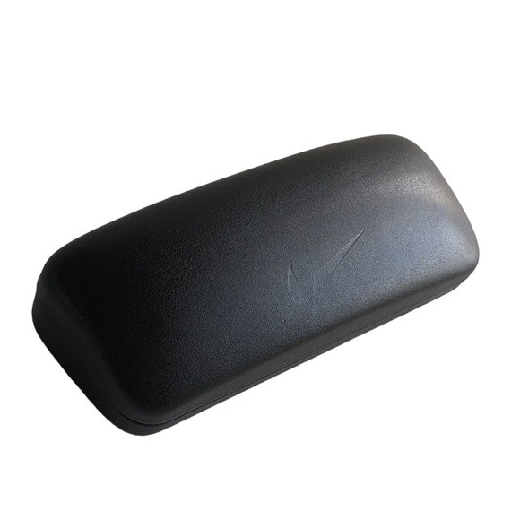 NIKE Just Do It Eyeglass Sunglass Hard Snap Case Black - Picture 1 of 6